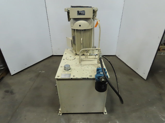 Vickers PVQ40 20HP 90 Gal. Hydraulic Power Unit Heat Exchanger 230/460 3Ph