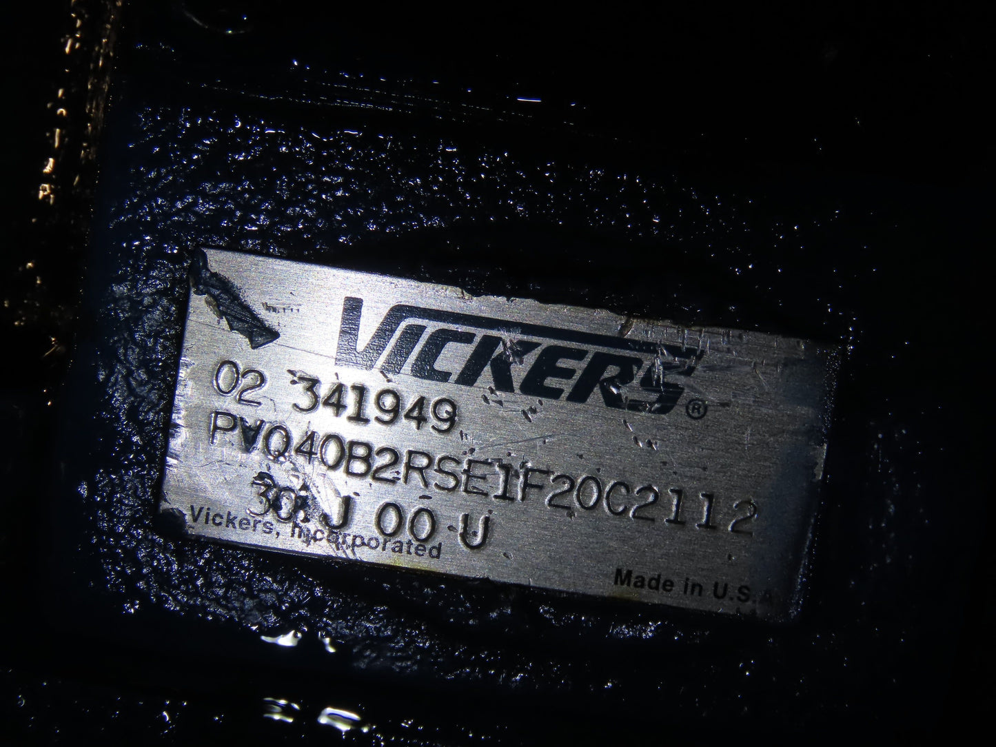 Vickers PVQ40 20HP 90 Gal. Hydraulic Power Unit Heat Exchanger 230/460 3Ph