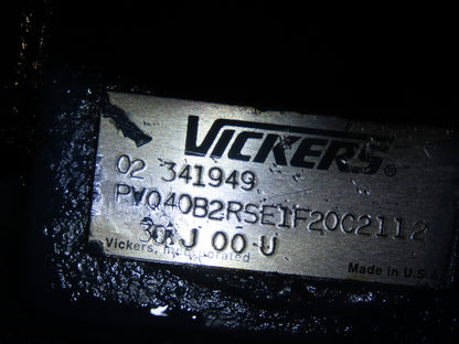 Vickers PVQ40 20HP 90 Gal. Hydraulic Power Unit Heat Exchanger 230/460 3Ph