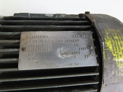 SEW-EURODRIVE DT90S4-KS Gearmotor W/Variable Speed Drive 10.5:1 Ratio 1-1/2HP
