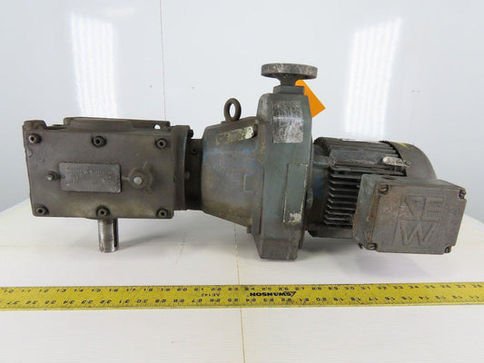 SEW-EURODRIVE DT90S4-KS Gearmotor W/Variable Speed Drive 10.5:1 Ratio 1-1/2HP