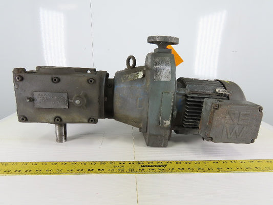SEW-EURODRIVE DT90S4-KS Gearmotor W/Variable Speed Drive 10.5:1 Ratio 1-1/2HP
