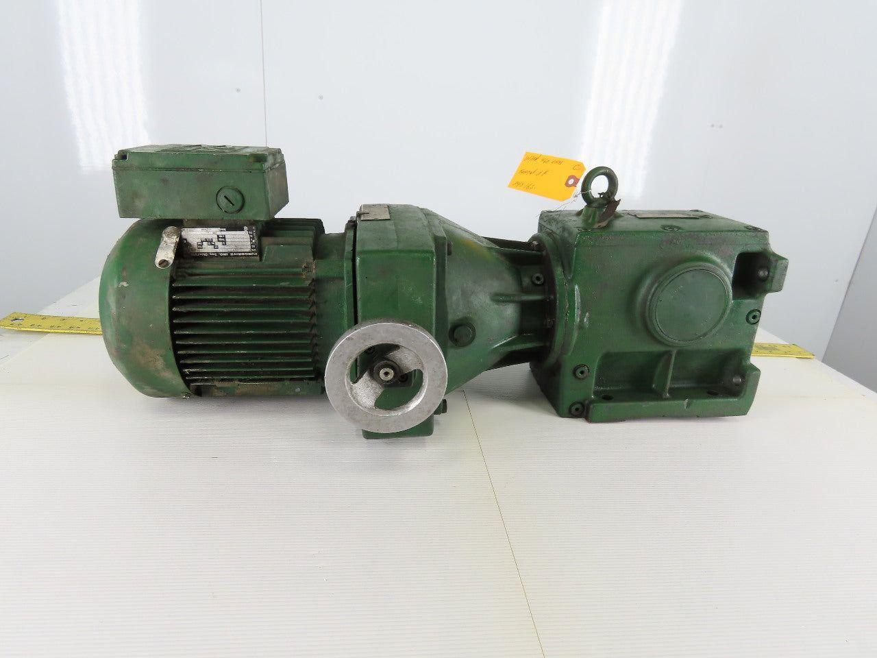 SEW-EURODRIVE Gearmotor W/Variable Speed Drive 37.17:1 Ratio 65-13RPM