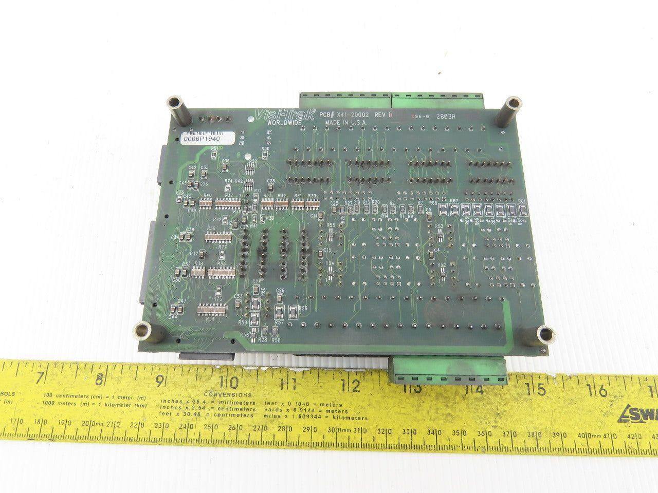 Visi Trak X41-20002 Rev B Printed Circuit Board