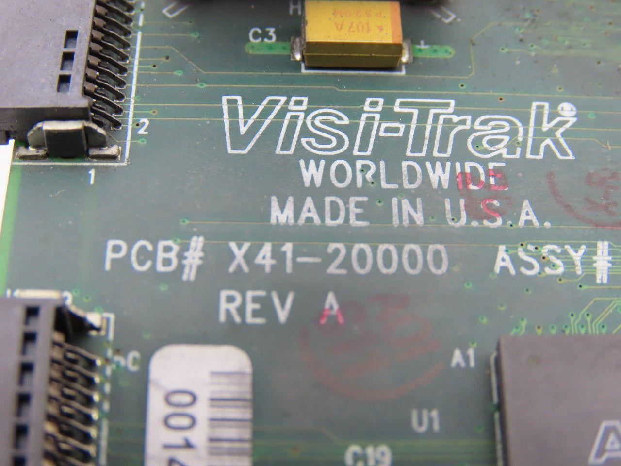 Visi Trak X41-20000 Rev A Printed Circuit Board PCB Assy# MV0-07000