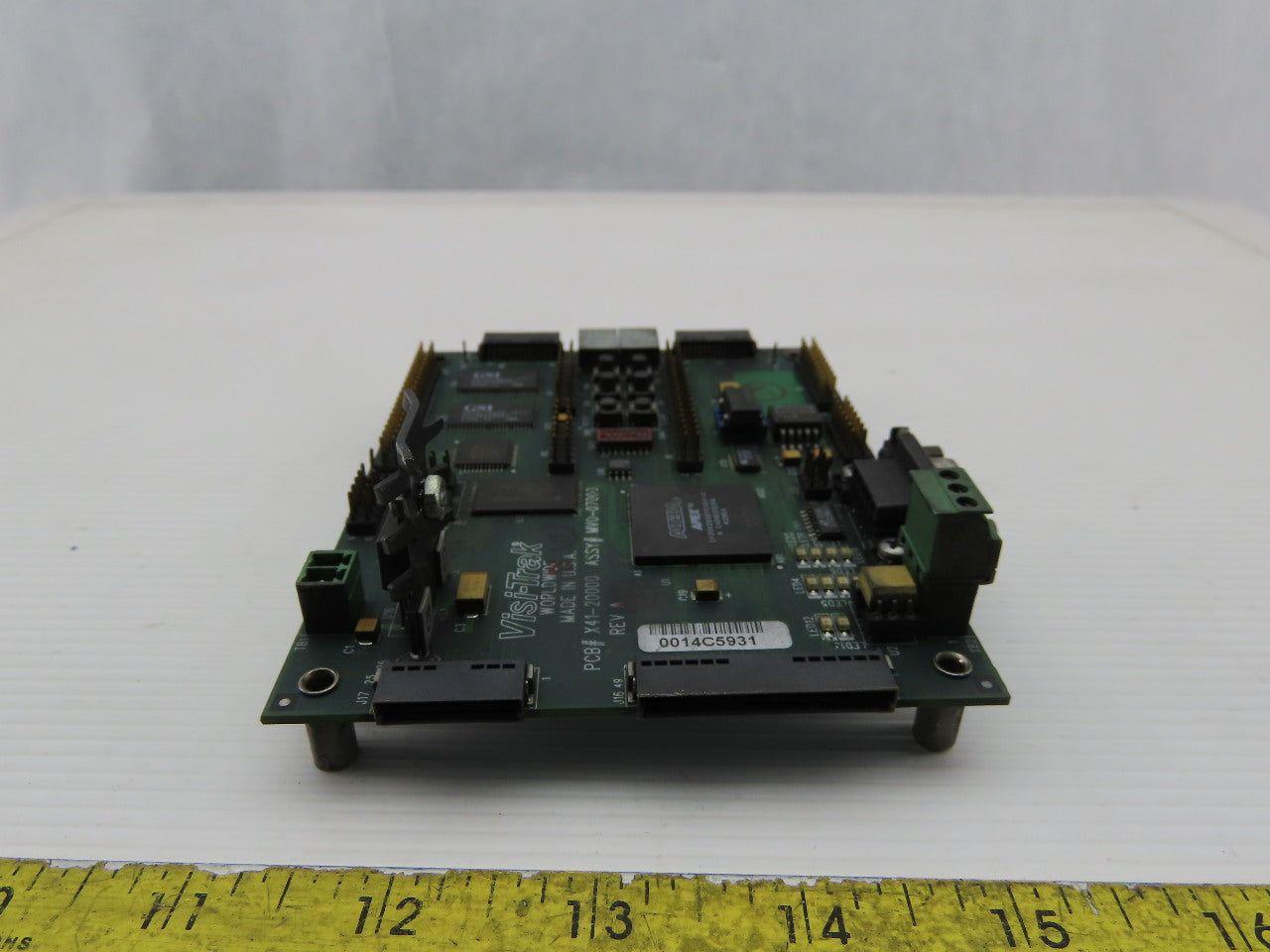 Visi Trak X41-20000 Rev A Printed Circuit Board PCB Assy# MV0-07000