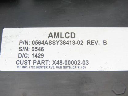 Visi Trak AMLCD  05464ASSY38413-02 REV B IEE Screen 05464ASSY37445