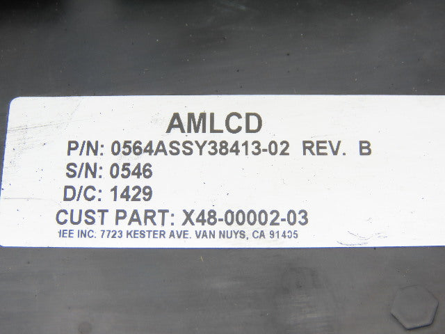 Visi Trak AMLCD  05464ASSY38413-02 REV B IEE Screen 05464ASSY37445