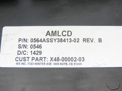 Visi Trak AMLCD  05464ASSY38413-02 REV B IEE Screen 05464ASSY37445