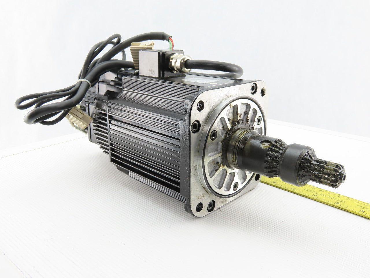 Yaskawa Electric SGMGH-13A2A-YR24 AC Servo Motor Removed From a Motoman YR-UP50