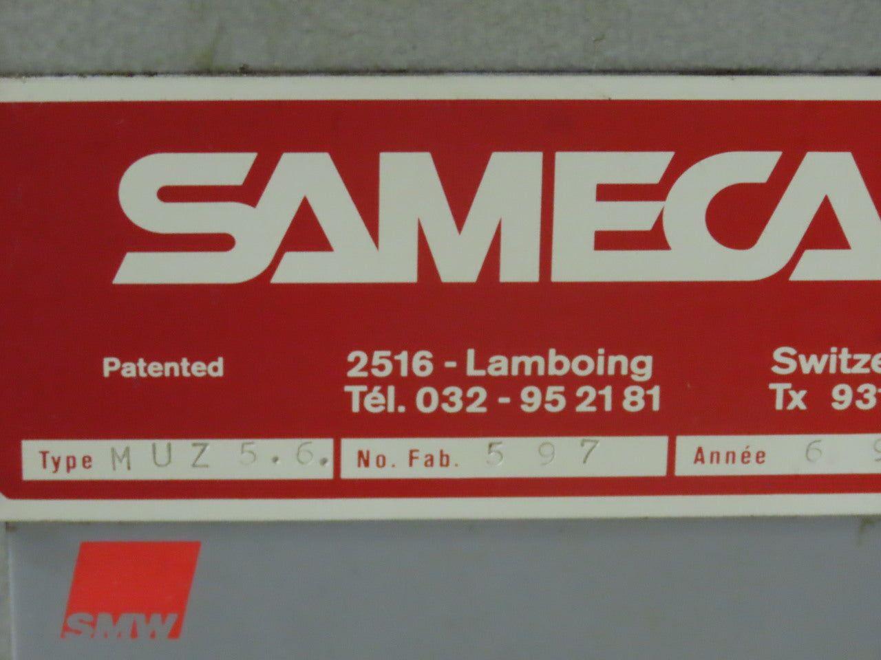 SMW/SAMECA 680 MUZ 5.6 Space Saver Bar Feeder 80 PSI