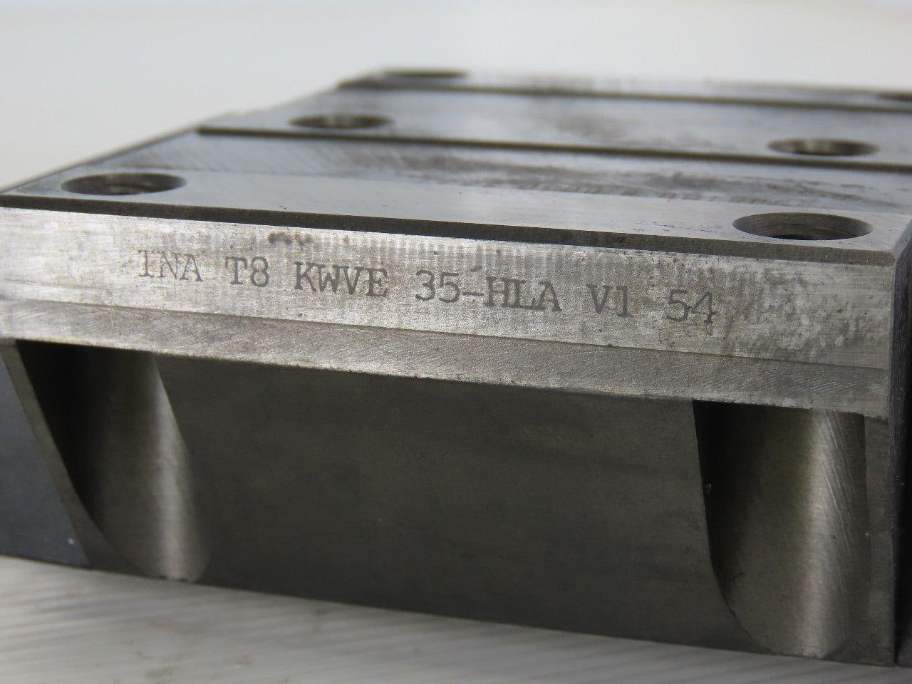INA T8 KWVE 35-HLA V1 54 1438.4mm Long Linear Rail W/2 Bearing Blocks