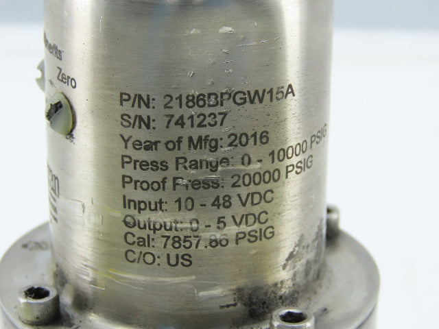 Viatran 2186BPGW15A Press Range 0-10000PSIG Proof Press 20000 PSIG 10-48VDC