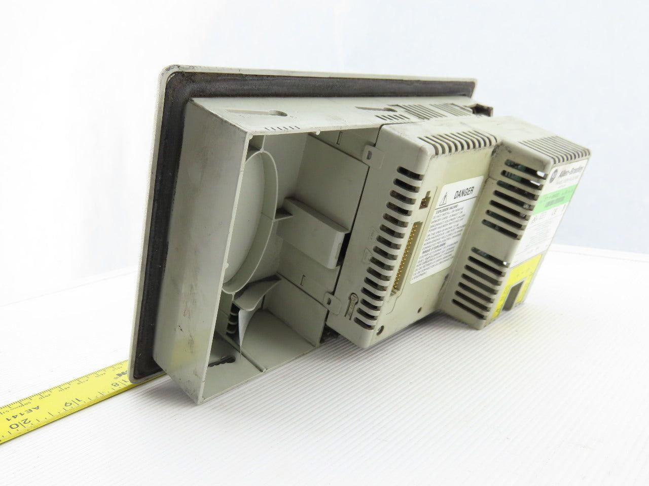 Allen Bradley 2711P-B6M3D/B Panel View Plus 600 24VDC 25W Back Piece is Broken