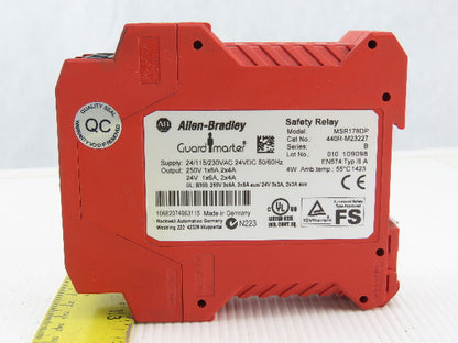Allen Bradley MSR178DP/B 24/115/230VAC 24VDC 50/60Hz Series B DIN Rail Mount