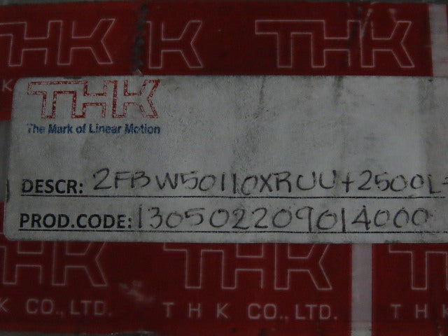 THK 2FBWW50110XRUU+2500L-T Linear Slide Pack Rail 2500mm Long