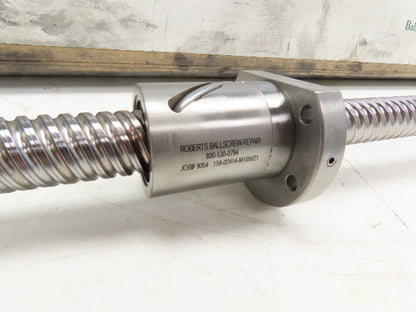 Roberts Ball Screw & Nut Assembly 25mm Dia  6mm Pitch 1695mm OAL 58" Travel