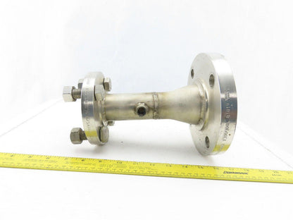 2-1/2" to 1-1/2"x 8-1/2" 304 Stainless Steel Flanged Reducing Coupling Connector