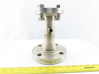 2-1/2" to 1-1/2"x 8-1/2" 304 Stainless Steel Flanged Reducing Coupling Connector
