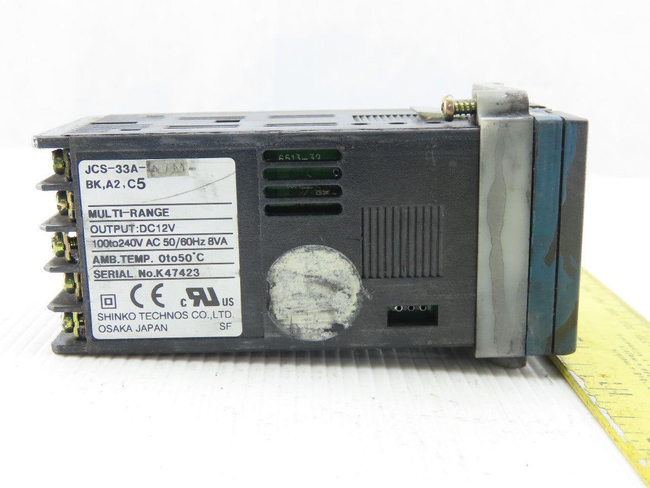 Shinko JCS-33A-A/M Multi Range Temperature Controller 100-240V