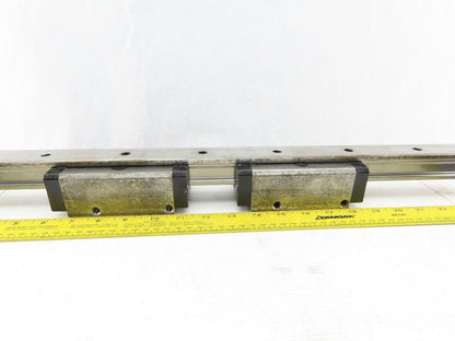 Hyundai Hit-15S Linear Guide Rails 48" W/THK LY35 Bearing Blocks