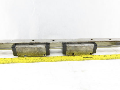 Hyundai Hit-15S Linear Guide Rails 48" W/THK LY35 Bearing Blocks