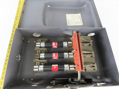 Square D  A86343 100A 600V Single Throw Disconnect Safety Switch Fusible