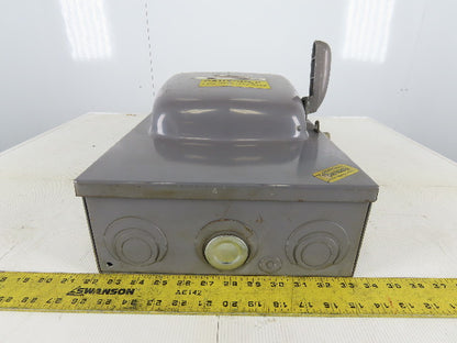 Square D  A86343 100A 600V Single Throw Disconnect Safety Switch Fusible