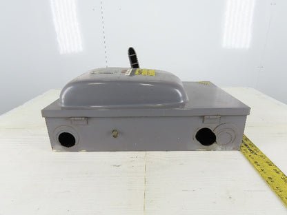 Square D  A86343 100A 600V Single Throw Disconnect Safety Switch Fusible