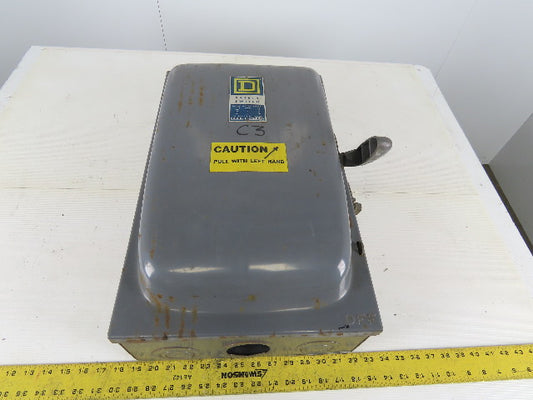 Square D HU364 200A 600V Single Throw Disconnect Safety Switch Disconnect
