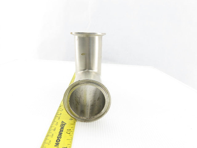 2" Flanged Stainless Steel Sanitary Tee