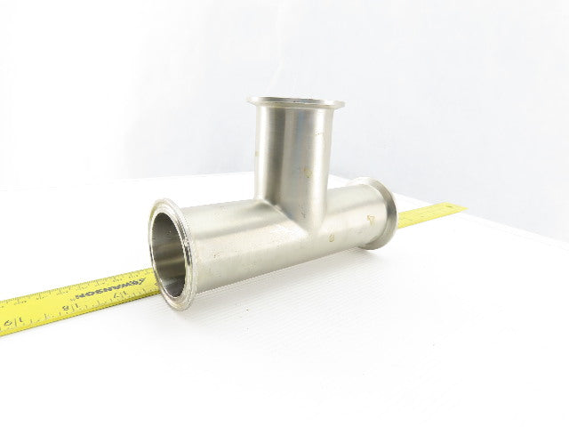2" Flanged Stainless Steel Sanitary Tee