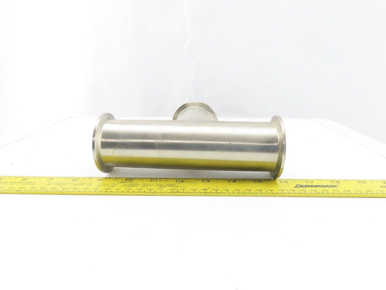 2" Flanged Stainless Steel Sanitary Tee