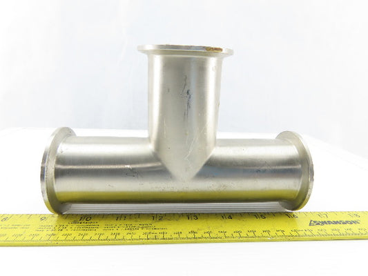 2" Flanged Stainless Steel Sanitary Tee