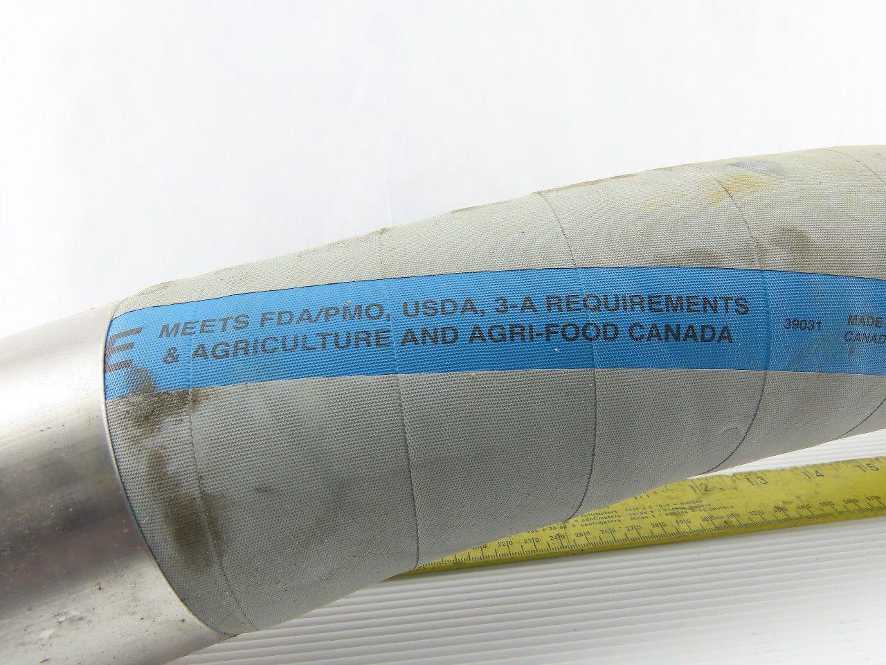 Tri Clover PC300R 3" Flange Stainless Steel Sanitary Flexible Coupling 24"