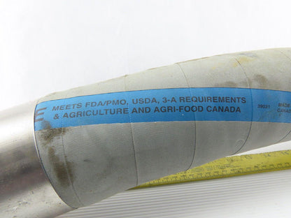 Tri Clover PC300R 3" Flange Stainless Steel Sanitary Flexible Coupling 24"
