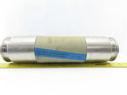 Tri Clover PC300R 3" Stainless Steel Sanitary Flexible Coupling 14-1/2" OAL