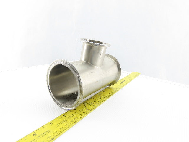 3" x 2" Stainless Steel Sanitary Reducer Tee