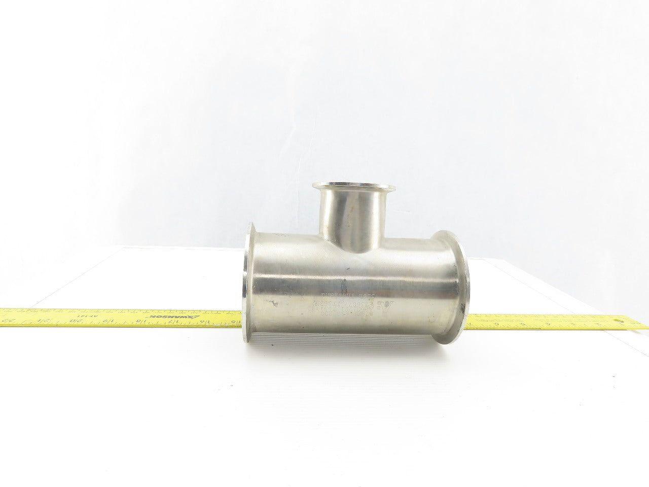 3" x 2" Stainless Steel Sanitary Reducer Tee