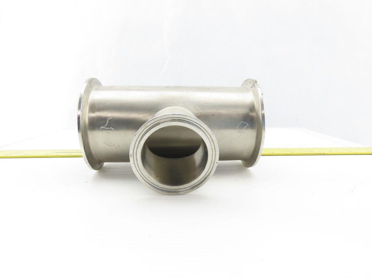 3" x 2" Stainless Steel Sanitary Reducer Tee