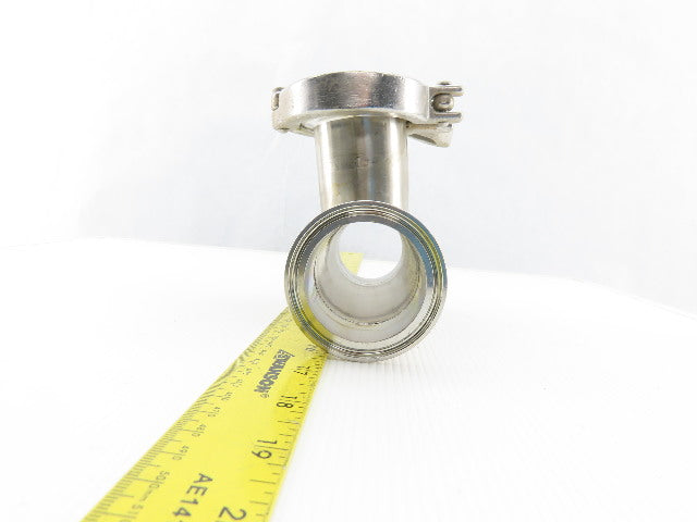 2" Flange Stainless Steel Sanitary Tee