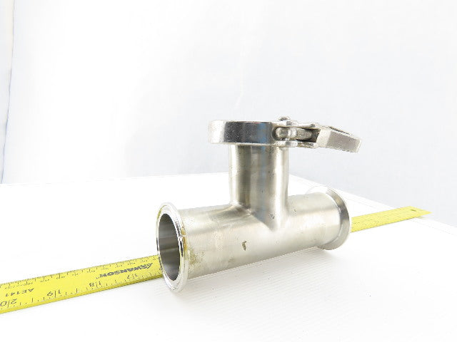 2" Flange Stainless Steel Sanitary Tee