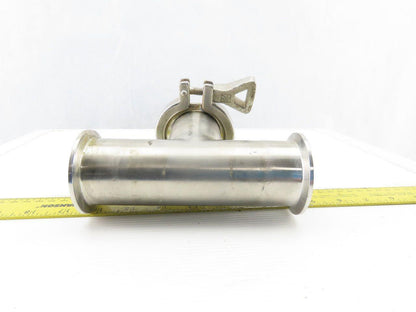 2" Flange Stainless Steel Sanitary Tee