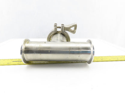 2" Flange Stainless Steel Sanitary Tee