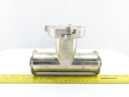2" Flange Stainless Steel Sanitary Tee