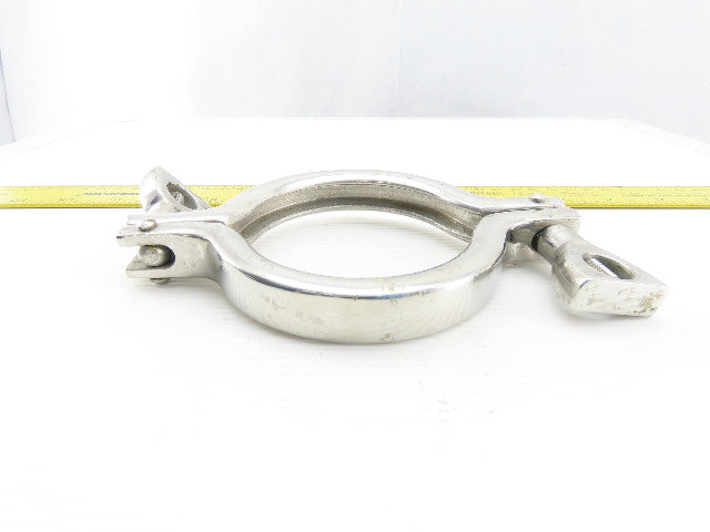 3" Stainless Steel Sanitary 2 Piece Clamp Lot Of 2