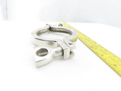 3" Stainless Steel Sanitary 2 Piece Clamp Lot Of 2