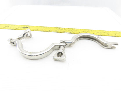 3" Stainless Steel Sanitary 2 Piece Clamp Lot Of 2