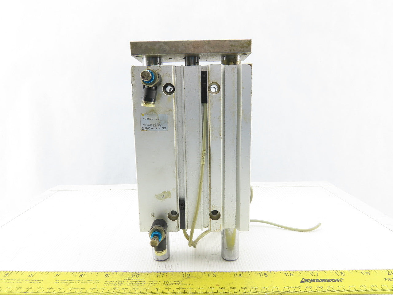 SMC MGPM32N-125 Compact Guide Pneumatic Air Cylinder 2-1/2" Stroke 145PSI