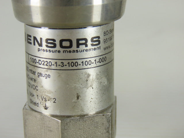 BD Sensor DMP343 Pressure measurement -250-1000 Mbar Gauge 4-20Ma 8-32VDC